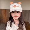 Cotton Capybara Peaked Cap Breathable Baby Sunscreen Hat Children Baseball Hat  For Babies Aged 2-5