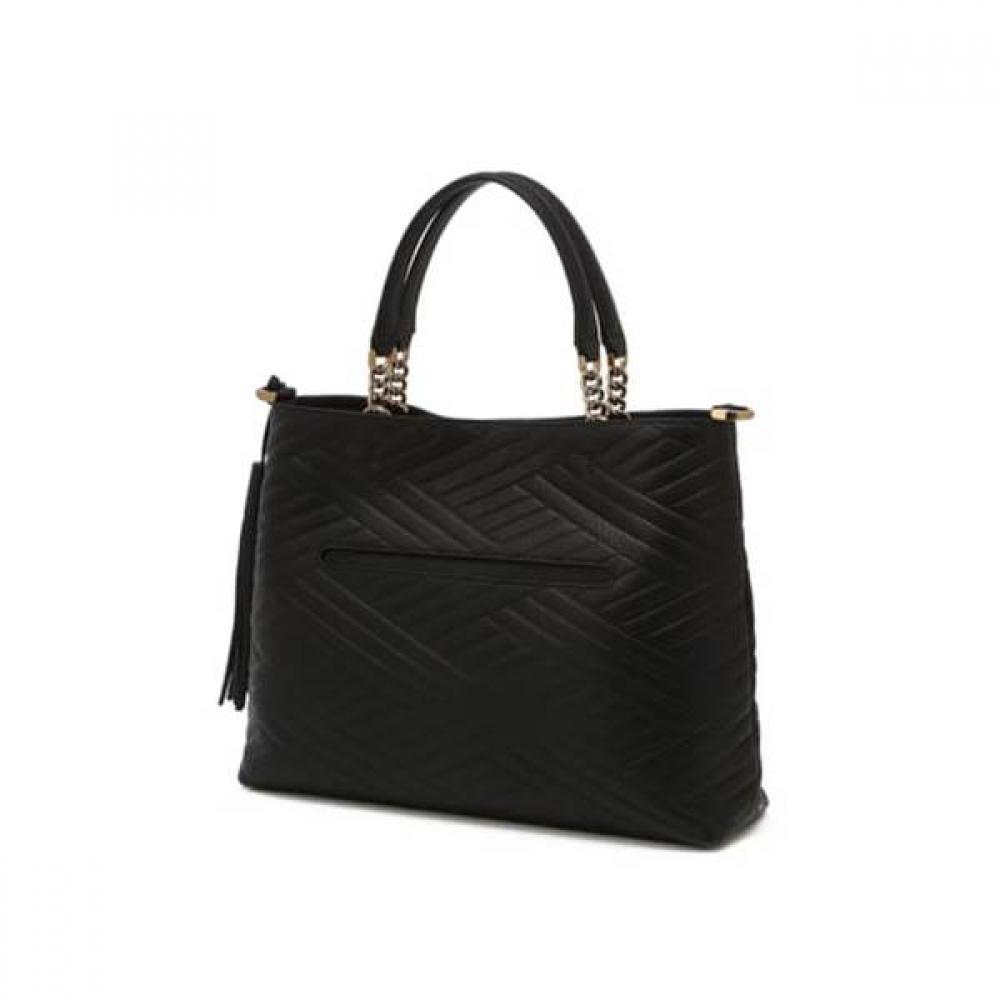 Daks Black Leather Tote Bag Dcba6f365bk