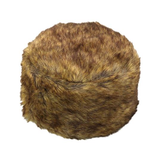 Winter Russian Women Men Fluffy Faux Fur Solid Color Ear Warmer Hat Beanie Cap