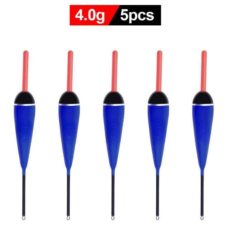Carp Fishing Floater 5pcs Vertical Fish Float 2g-5g Buoyancy Long Casting Fishing Bobbers