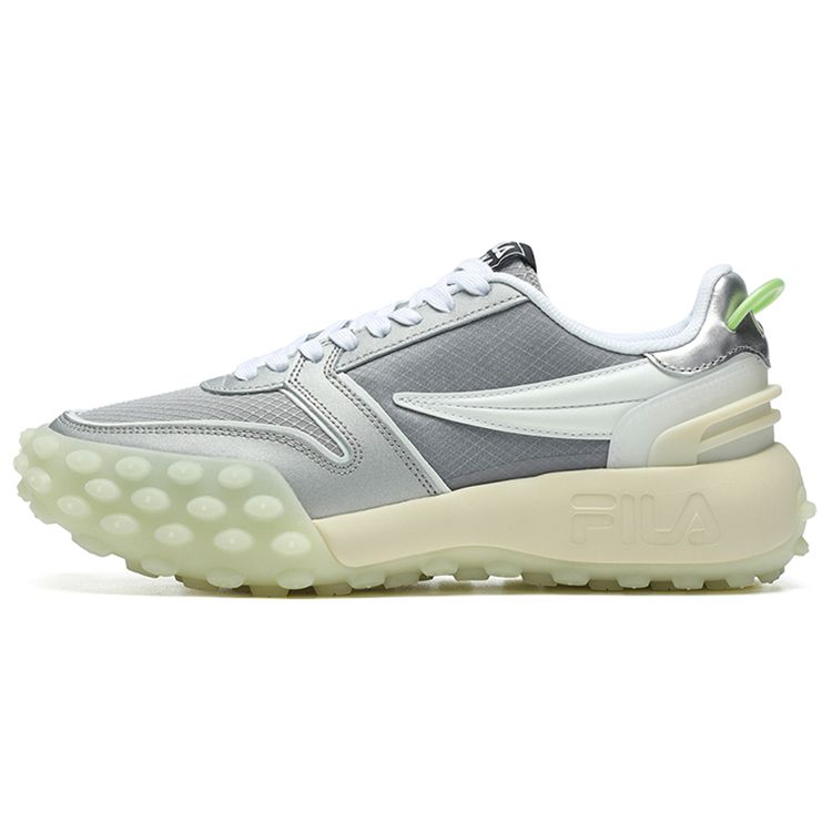 FILA Retro Patchwork Sneakers Gray Green Patchwork Unisex F12W213111FSW 38