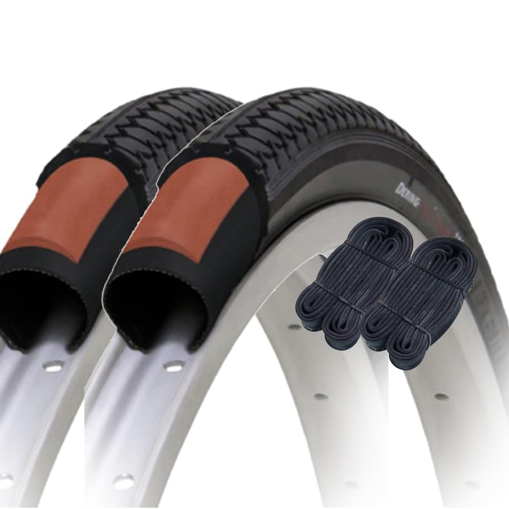 

Shinko 27 inch bicycle tire tube set of 2 each pair roll Anti Punk black SR078 60208 27×1 3/8 W/O