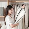 With Zipper Clothes Dust Cover Transparent Garment Dust Case Multi Size   Travel