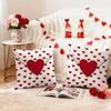 Vikama 2-Piece Valentine'S Day Pillowcase Set, Valentine'S Day & Wedding Anniversary Sofa Decorative Pillowcases