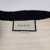 GUCCI [Good condition/domestic regular] 490346 Tweed collarless coat S White / blackUsed