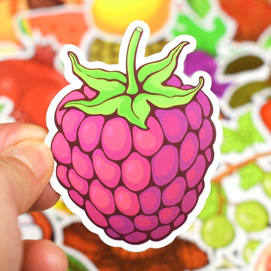 10/30/50PCS Cute Fruits Cartoon Stickers DIY Phone Laptop Travel Luggage Fridge Car Bike Guitar Waterproof Sticker Decal Kid Toy