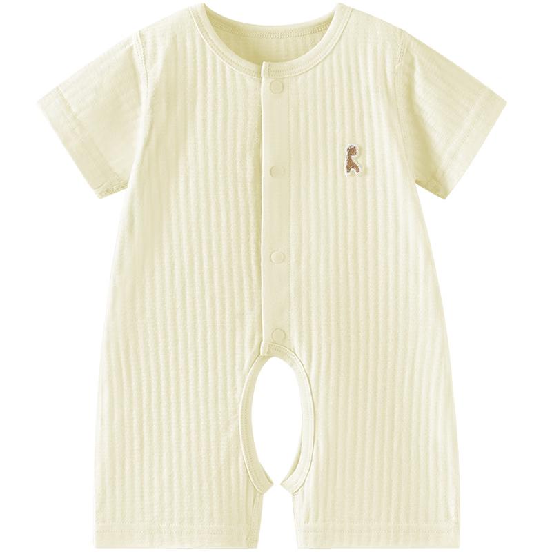 TONGTAI Baby Short-Sleeved Pure Cotton Romper