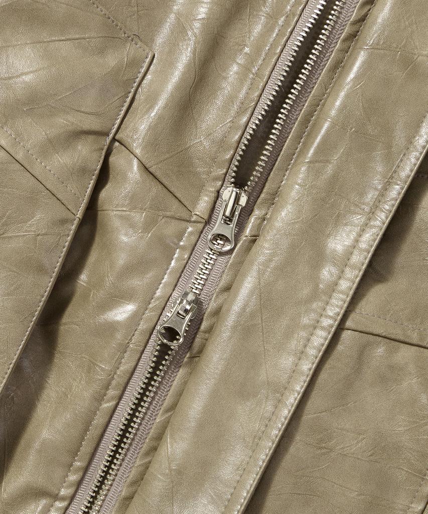Kulte Wild Synthetic Bomber Jacket_Beige
