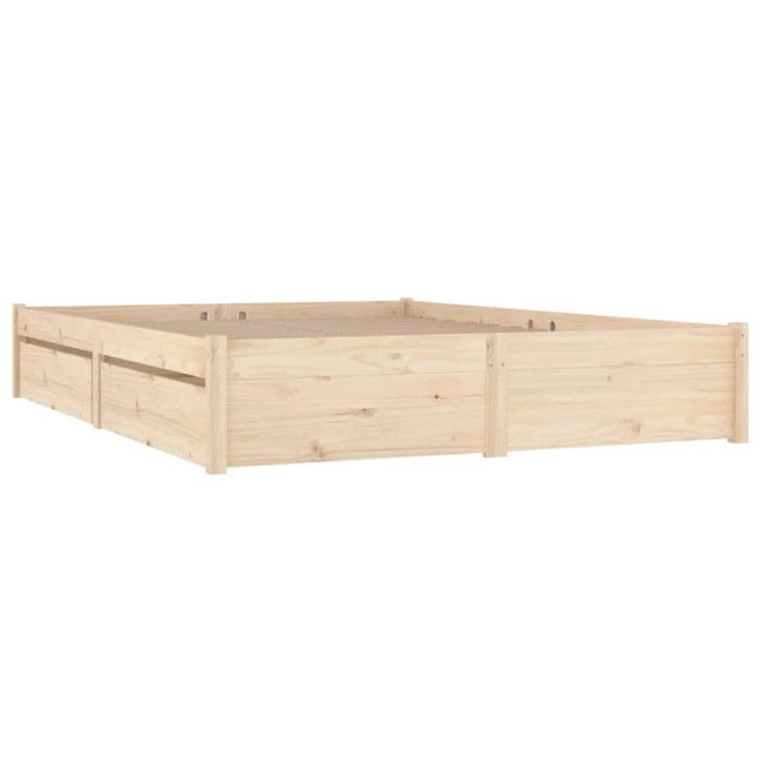 VidaXL Bed Frame with Drawers 140x200 Cm 3103513