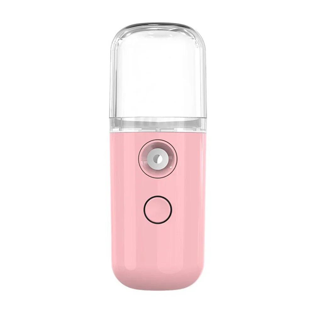 Car Air Humidifier 30ml Mini Nano Facial Sprayer USB Nebulizer Purifier Aromatherapy Essential Oil Diffuser Water Replenishment
