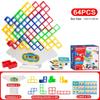 Tetra Tower Gioco di Equilibrio con Blocchi Impilabili Giochi da Tavolo per Famiglia Giochi per Feste Viaggio Bambini e Adulti Blocchi Giocattolo per Team Building