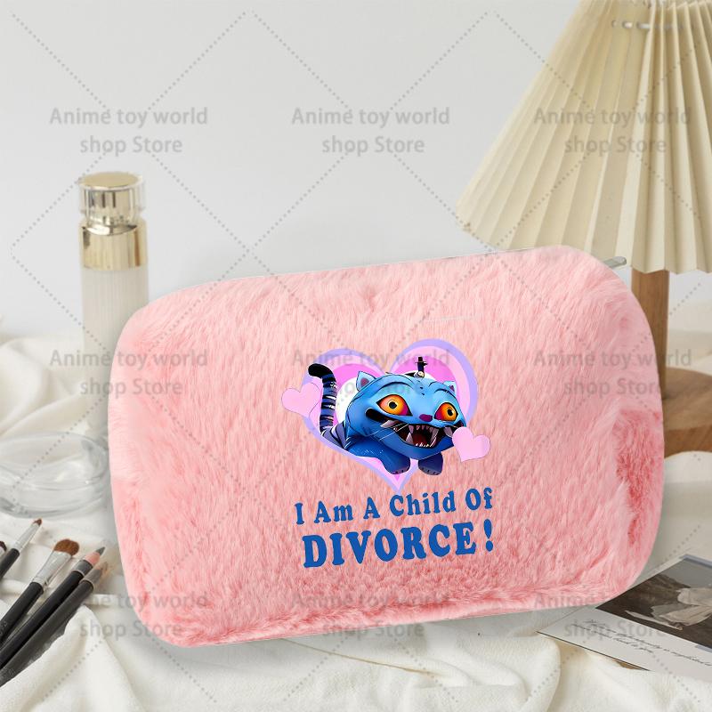 Kpop Demon Hunter Girls Women Plushes Cosmetic Bag New Makeup Bags Ladies Travel Organization Pouch Pink Pencil Case Gift