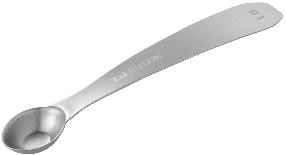 KAI SELECT100GL Oval Measuring Set of 5 Spoons, (DH3129)