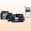 Motion Detection Car Camera Black Box Dash HD 1080P Cam Dashcam G-Sesor 360 ° Lens Rotation Dvr 3 Inch with WiFi Night Vision