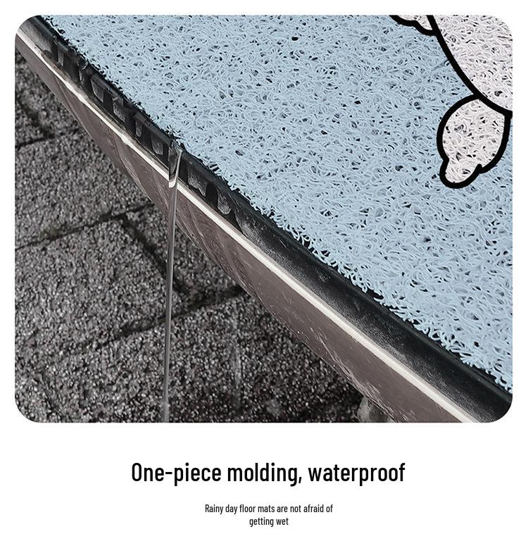 Cartoon Electric Vehicle Anti-Slip Foot Pedal Mat - Dirt-Resistant Floor Protection for Home Use