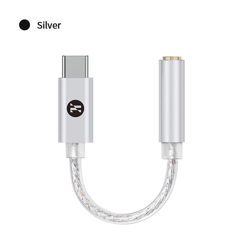 

Цифровой аудиоадаптер JCALLY JM12, чип ЦАП KT02H20, Hi-Fi аудиодекодер, усилитель для наушников Type-C на 3,5 мм, 32 бит/384 кГц DSD128 серебряный