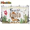 1 birthday cowboy background theme party decoration photo booth props personalized banner