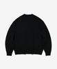 Seutaendeuobeo Crop Round Neck Knit [Black]