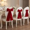 Vintage Red Velvet Christmas Bow Drapey Xmas Flannelette Bow Christmas Tree Bowknot  Wedding