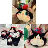 Black Cat Plush Pillow Cartoon Soft Toy Gift For Home Decor And Kids