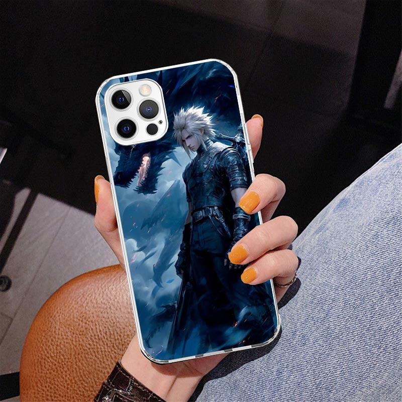 Final Fantasy FF VII Phone Case For iPhone 17 Air 16 Pro Max 16E 15 + 14 Plus 11 12 13 Mini 7 8 SE Gift Print Cover Fundas
