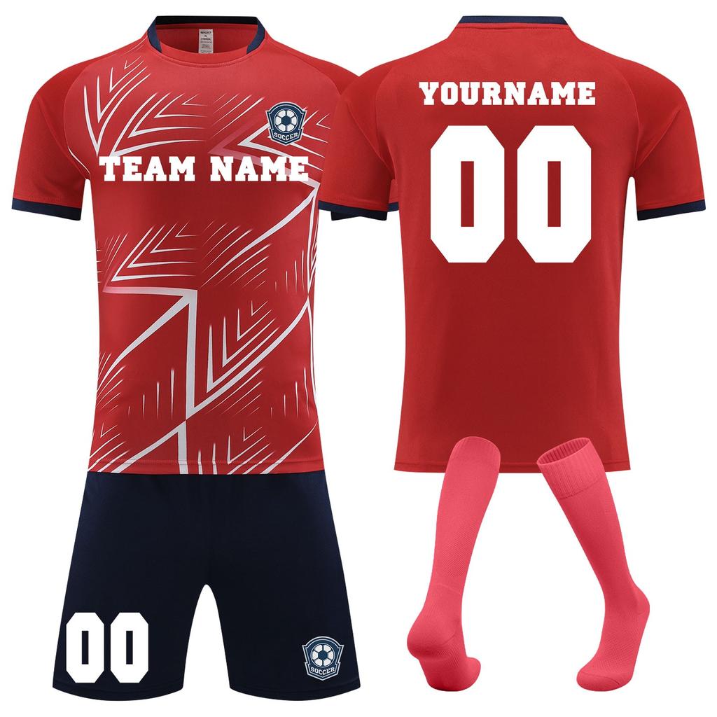 Football Jerseys Shorts Socks Set New Season Shorts Socks Adult Sizes Outfits