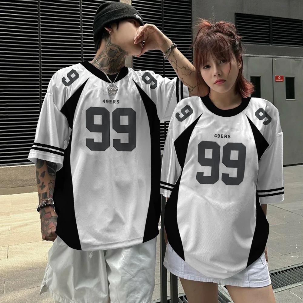 Number 99 3D Print Men's and Women's T-shirts Streetwear Fashion Casual Short Sleeve O-neck Clothing Outdoor Men's Tees Tops