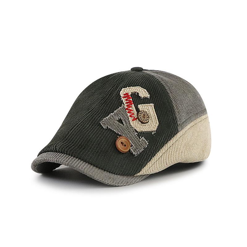 Hochwertige Kinder Baskenmütze Junge Zeitungsjunge Mütze Mädchen Achteck Hüte Mann Frau Kleine Größe Ivy Caps 52-56 cm