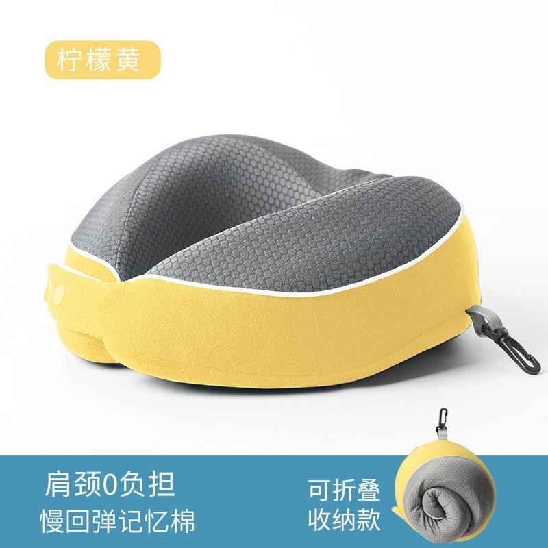 

Can store portable neck pillow Cross-border hot-selling aircraft lunch break pillow single pillow