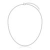 Silver 925 Brilliant Slim Tennis Necklace Lsn56