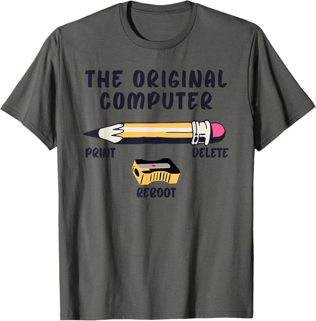 Das Original-Computer-Sarkastisch Lustig IT-Techniker Druck Löschen T-Shirt