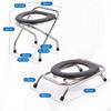 Camping Toilet Seat Mobile Elderly Easy To Wash Strong Bearing Capacity Stable Rounded Edges Thick
