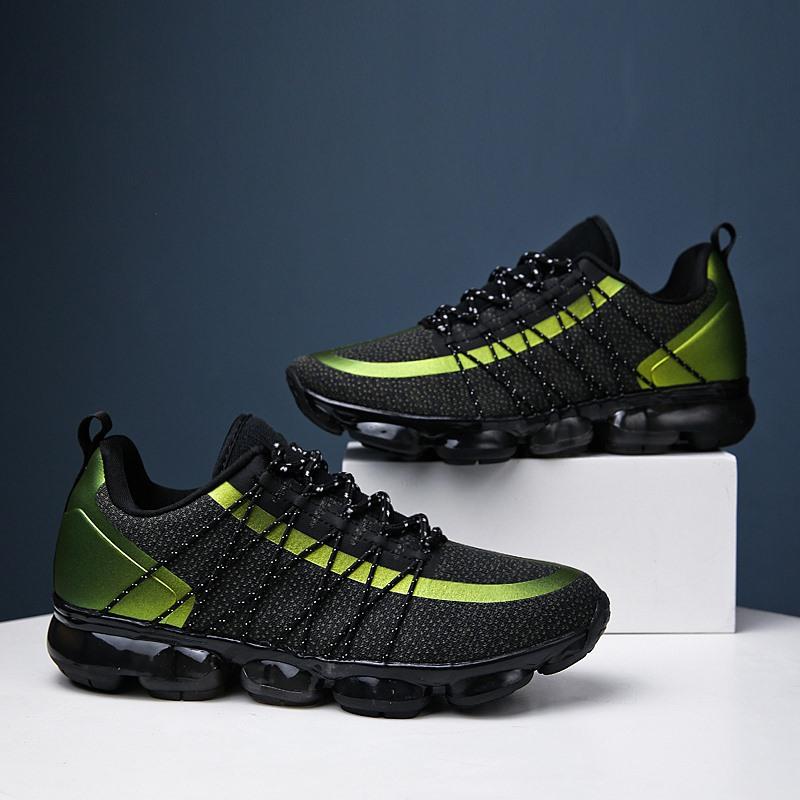 Mesh Men Casual Shoes Lac-up Shoes Lightweight Comfortable Breathable Sneakers Reflective Strip Casual Shoes Sapato Masculino