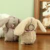 Lapin en peluche mignon et doux, peluche à longues oreilles, compagnon de sommeil amusant pour bébé, décoration délicate pour la maison, cadeaux pour enfants