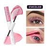 Shimmering Mascara Sparkle Crushed Color Pearlescent Matte Waterproof Volumizing Curling Mascara