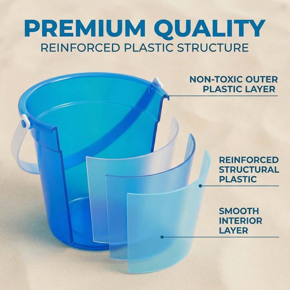 With Bucket Beach Sand Play Toys Parent-Child Summer Beach Toys Beach Shovel Bucket Set  Gifts