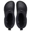 Crocs DUET MAX BOOT Leather Soft Booties Unisex Black
