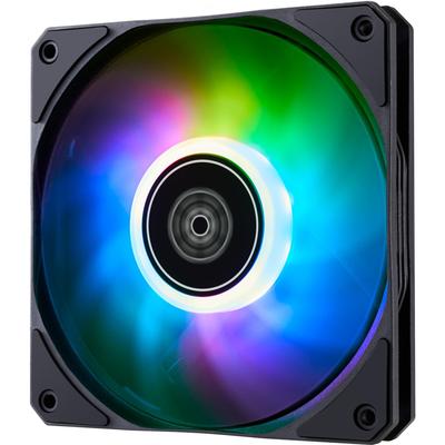 Silver Stone funkcja PWM funkcja podświetlenia ARGB Wysokowydajny 120mm smukły wentylator + SST-AS120B-ARGB