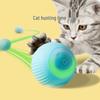 Cat & Dog Self-Entertainment Teaser Ball and Stick - Automatic Rolling Pet Toy To Relieve Boredom for Kittens and Puppies