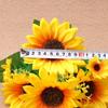 Yellow Yellow Sunflower 13 Heads Silk Artificial Sunflower Office Wedding Flower  Home Decoration