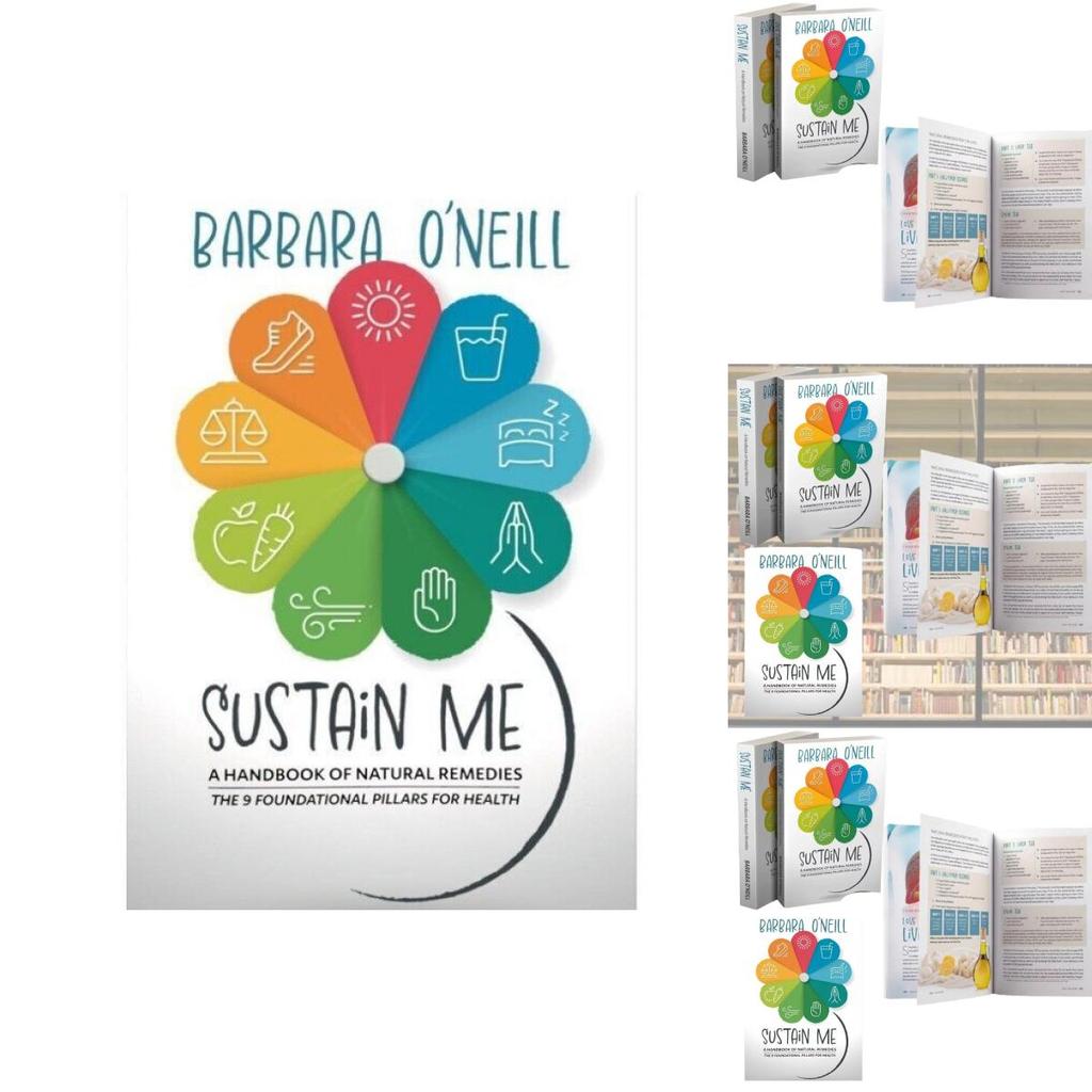 Sustain Me By Barbara O'neill Beautifully Designed White Cover Provides Inspiring Insights For Life Improvement