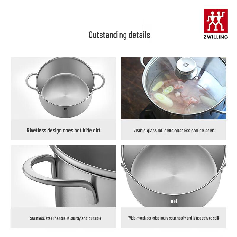 ZWILLING Nova III Stainless Steel Soup Pot