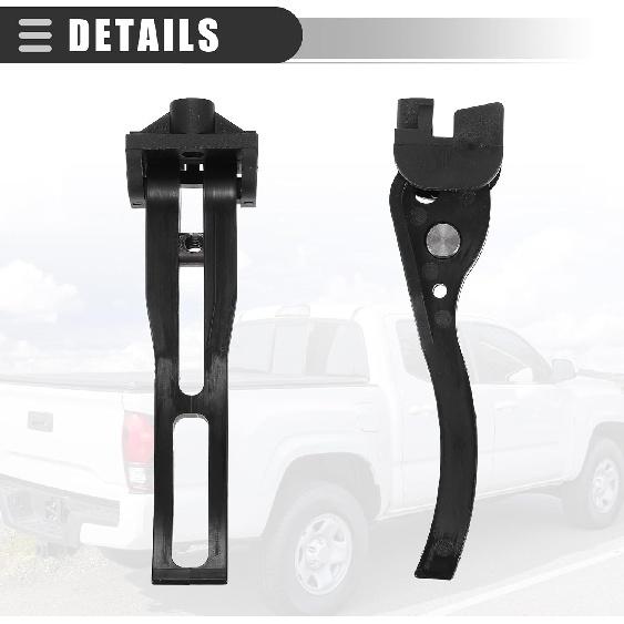 Motoforti Rear Clamp/Truck Bed Tonneau Cover Clamp/Universal Replacement Parts for Hard Folding or Soft Folding Tonneau Cover/Plastic/Black/4 Pcs