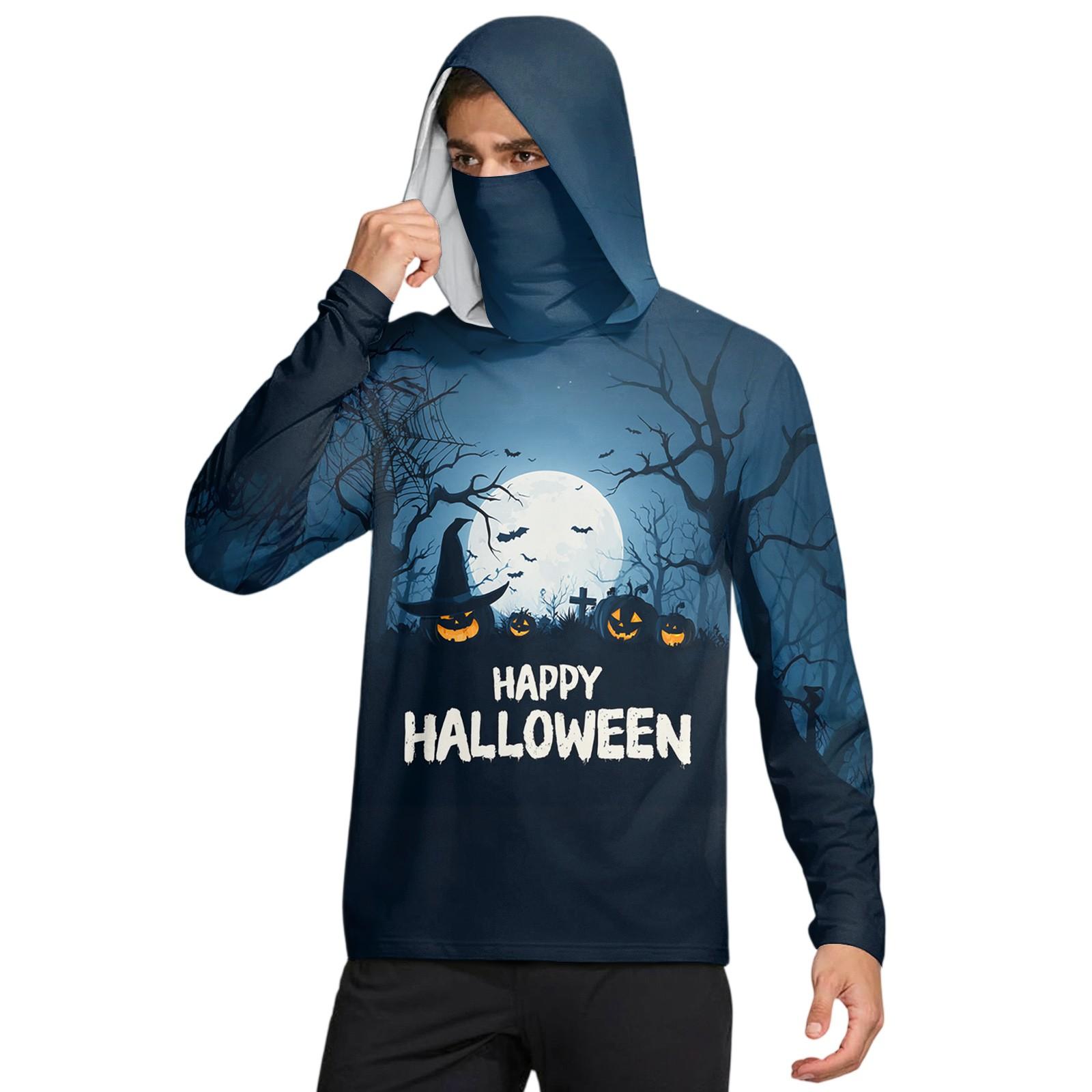 

Men s UPF50+ Sun-protective Shirt, Quick-drying Long-sleeved Shirt, Running Exercise Fishing Shirt XL синий