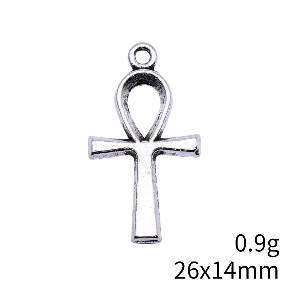 New Year's Day Charm Bracelet Italian Ankh Cross Charms Pendant Audience Chain Pendant