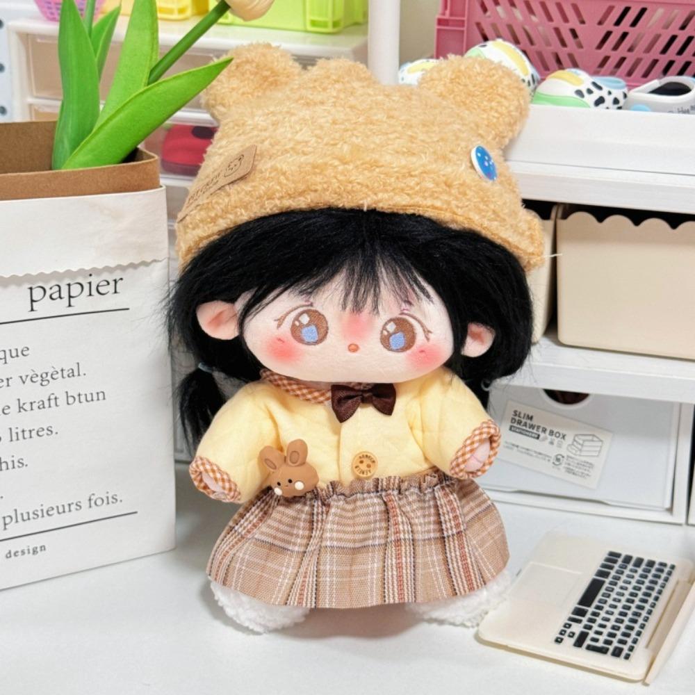 1 Set Bear Set Cotton Doll's Clothes Rabbit Plush Doll Clothes  Children's Gift