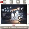 Movie Lover Tapestry Vintage Film Crew Wall Art for Bedroom & Home Theater