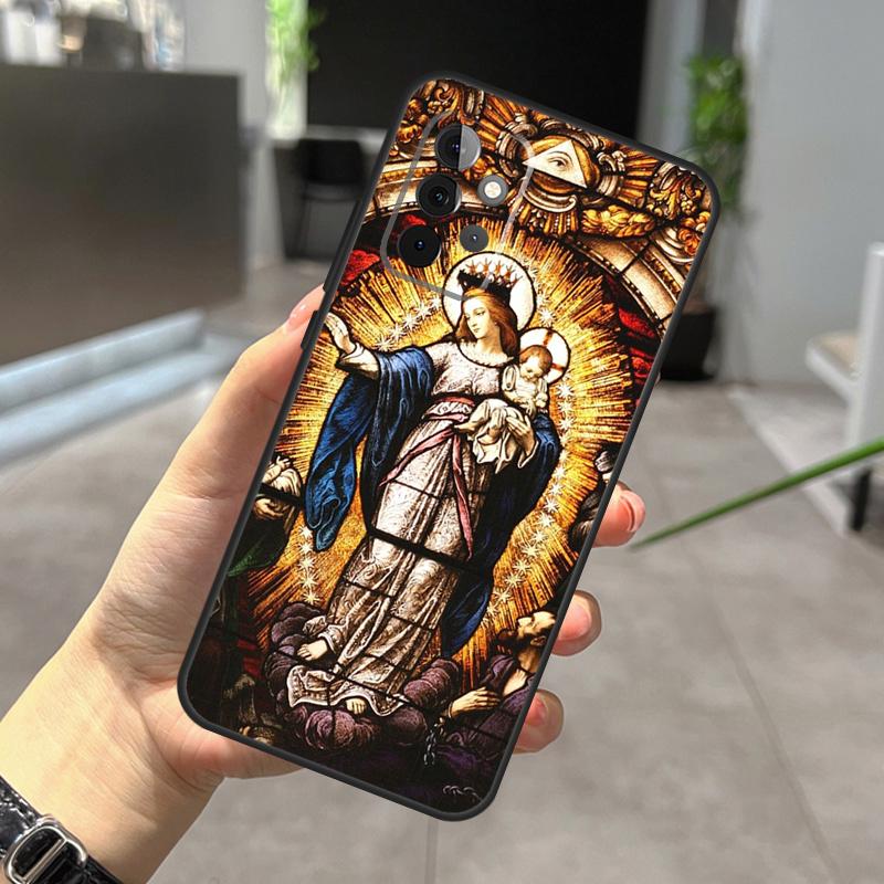 Virgin Mary Christian Case For Samsung Galaxy A56 A36 A26 A16 A06 A25 A54 A34 A14 A52 A32 A12 A13 A33 A53 A15 A35 A55