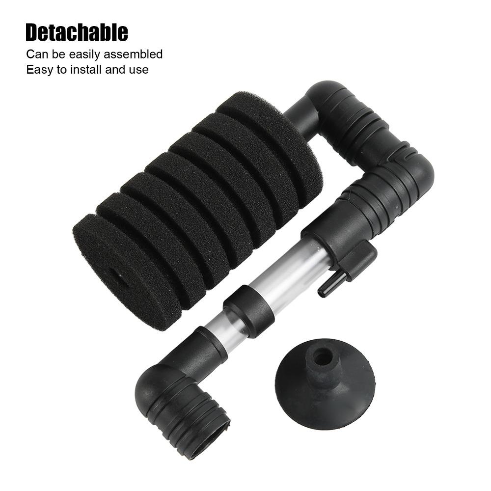 Zanurzalny Filtr do Akwarium Jednogłowicowy Filtr Biologiczny Gąbkowy Filtr Akwarium