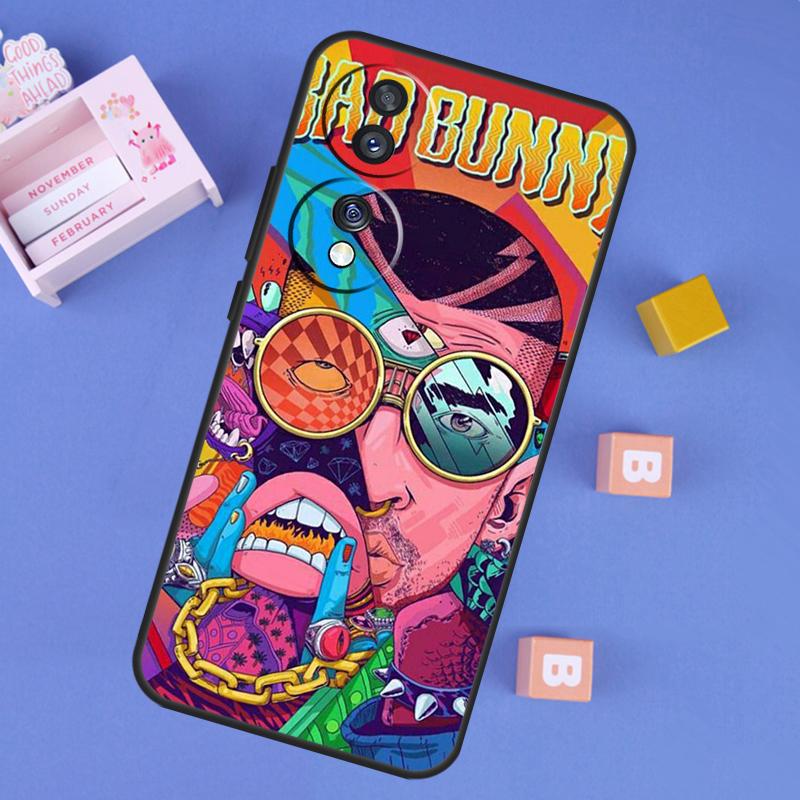 Yo Perreo Sola Bad Bunny Maluma Case For Honor 90 Lite 70 50 Magic 5 6 Pro X6 X7 X8 X9 X6a X7a X8a X9a X8b X9b Back Cover